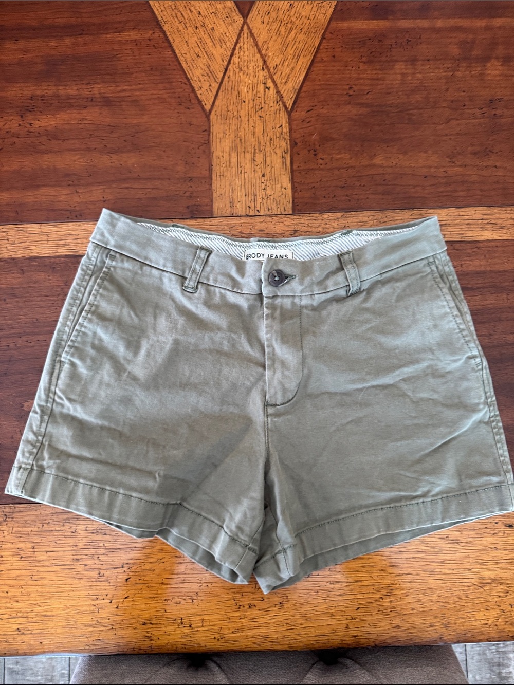Brody Jeans Olive Green Women's Bermuda Shorts